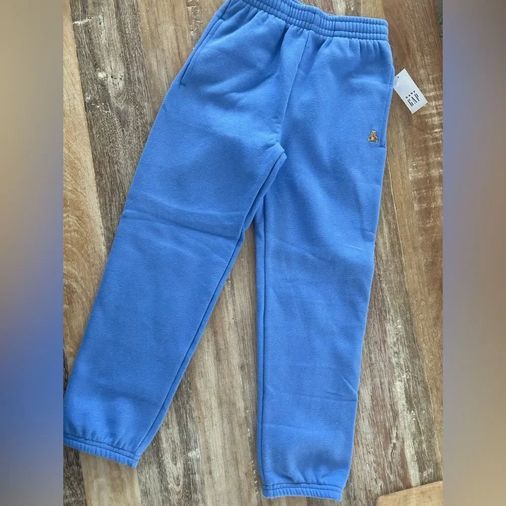 Baby GAP Vintage Soft Easy Joggers Cornflower Blue, Size 6 Years, NWT